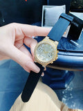 Guess Moonlight Diamonds White Dial Blue Rubber Strap Watch for Women - GW0257L3 Authentic Buy Shop Now