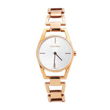 Calvin Klein Dainty White Dial Rose Gold Steel Strap Watch for Women - K7L23646 Authentic Buy Shop Now