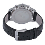 Hugo Boss Aeroliner Chronograph Black Dial Black Leather Strap Watch For Men - 1512448 Authentic Buy Shop Now