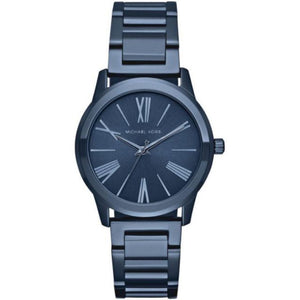 Michael Kors Hartman Quartz Blue Dial Blue Steel Strap Watch For Women - MK3509 Authentic Buy Shop Now
