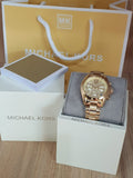 Michael Kors Bradshaw Gold Dial Gold Steel Strap Watch for Women - MK5798 Authentic Buy Shop Now