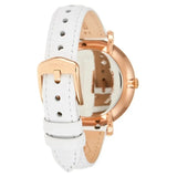Fossil Jacqueline Quartz Mother of Pearl White Dial White Leather Strap Watch for Women - ES4579 Authentic Buy Shop Now