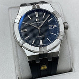 Maurice Lacroix Aikon Automatic Black Dial Black Rubber Strap Watch For Men - AI6008-SS000-330-2 Authentic Buy Shop Now