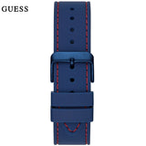 Guess Odyssey Analog Blue Dial Blue Rubber Strap Watch For Men - W1108G1 Authentic Buy Shop Now