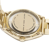 Marc Jacobs Marc Tether Transparent Gold Dial Gold Steel Strap Watch for Women - MBM3413 Authentic Buy Shop Now