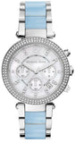 Michael Kors Parker White Dial Two Tone Steel Strap Watch for Women - MK6138 Authentic Buy Shop Now