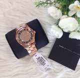 Marc Jacobs Henry Rose Gold Dial Rose Gold Steel Strap Watch for Women - MBM3207 Authentic Buy Shop Now