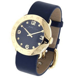 Marc Jacobs Blade Blue Dial Blue Leather Strap Watch for Women - MBM1224 Authentic Buy Shop Now