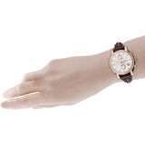 Fossil Boyfriend White Dial Brown Leather Strap Watch for Women - ES3616 Authentic Buy Shop Now