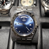 Tudor Royal Automatic Diamonds Blue Dial Silver Steel Strap Watch for Men - M28600-0006 Authentic Buy Shop Now