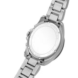 Michael Kors Brecken Chronograph Black Dial Silver Steel Strap Watch For Men - MK8847 Authentic Buy Shop Now