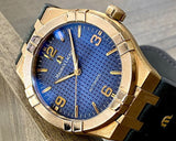 Maurice Lacroix Aikon Limited Edition Blue Dial Blue Leather Strap Watch For Men - AI6008-BRZ01-420-1 Authentic Buy Shop Now