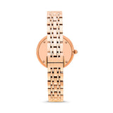 Emporio Armani Gianni T-Bar Quartz White Dial Rose Gold Steel Strap Watch For Women - AR11267 Authentic Buy Shop Now