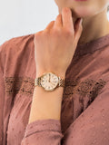 Fossil Jacqueline Rose Gold Dial Rose Gold Steel Strap Watch for Women - ES3435 Authentic Buy Shop Now