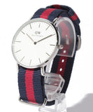 Daniel Wellington Classic Oxford White Dial Two Tone NATO Strap Watch For Women - DW00100046 Authentic Buy Shop Now