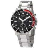 Tissot Seastar 1000 Chronograph Black Dial Silver Steel Strap Watch For Men - T120.417.11.051.01 Authentic Buy Shop Now