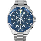 Tag Heuer Aquaracer Blue Dial SIlver Steel Strap Watch for Men - CAY111B.BA0927 Authentic Buy Shop Now