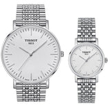 Tissot Everytime Small White Dial Silver Mesh Bracelet Watch For Women - T109.210.11.031.00 Authentic Buy Shop Now