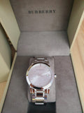 Burberry The City Silver Dial Silver Steel Strap Watch for Women - BU9035 Authentic Buy Shop Now