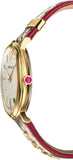 Versace V Circle Quartz White Dial Brown Leather Strap Watch For Women - VBP08017 Authentic Buy Shop Now