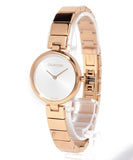 Calvin Klein Authentic White Dial Rose Gold Steel Strap Watch for Women - K8G23646 Authentic Buy Shop Now