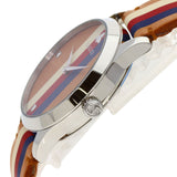 Gucci G Timeless Quartz Brown Dial Brown Leather Strap Watch For Men - YA1264078 Authentic Buy Shop Now