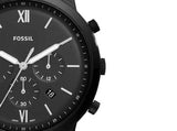 Fossil Neutra Chronograph Black Dial Black Steel Strap Watch for Men - FS5474 Authentic Buy Shop Now