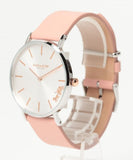 Coach Perry White Dial Pink Leather Strap Watch for Women - 14503128 Authentic Buy Shop Now