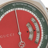 Gucci Grip Quartz Chronograph Red Dial Two Tone NATO Strap Watch for Men - YA157304 Authentic Buy Shop Now