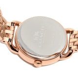 Coach Delancey White Dial Rose Gold Steel Strap Watch for Women - 14502242 Authentic Buy Shop Now