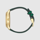 Gucci G Timeless Bee Green Dial Green Leather Strap Watch For Women - YA1264065 Authentic Buy Shop Now