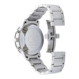 Calvin Klein Post Minimal Chronograph Black Dial Silver Steel Strap Watch for Men - K7627161 Authentic Buy Shop Now