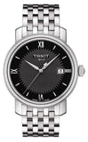 Tissot T Classic Bridgeport Black Dial Silver Steel Strap Watch For Men - T097.410.11.058.00 Authentic Buy Shop Now
