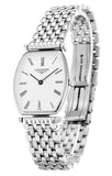 Longines La Grande Classique de Longines Tonneau White Dial Silver Steel Strap Watch for Women - L4.205.4.11.6 Authentic Buy Shop Now
