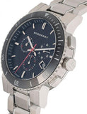 Burberry The City Black Dial Silver Steel Strap Watch for Men - BU9380 Authentic Buy Shop Now
