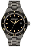 Movado Heritage Calendoplan Black Dial Silver Steel Strap Watch For Men - 3650095 Authentic Buy Shop Now