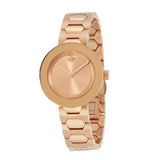 Movado Bold Rose Gold Dial Rose Gold Steel Strap Watch for Women - 3600387 Authentic Buy Shop Now