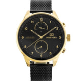 Tommy Hilfiger Chase Quartz Black Dial Black Mesh Bracelet Watch for Men - 1791580 Authentic Buy Shop Now