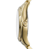 Michael Kors Layton Chronograph Gold Dial Gold Steel Strap Watch for Women - MK5959 Authentic Buy Shop Now