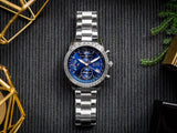 Hugo Boss Pilot Blue Dial Silver Steel Strap Watch for Men - 1513850 Authentic Buy Shop Now