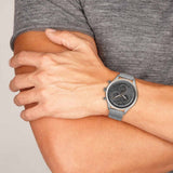 Hugo Boss Companion Chronograph Grey Dial Silver Mesh Bracelet Watch For Men - 1513549 Authentic Buy Shop Now