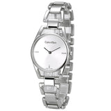Calvin Klein Dainty Diamonds Silver Dial Sliver Steel Strap Watch for Women - K7L2314T Authentic Buy Shop Now