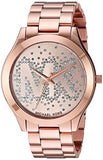 Michael Kors Slim Runway Rose Gold Dial Rose Gold Steel Strap Watch for Women - MK3591 Authentic Buy Shop Now