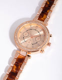 Michael Kors Parker Rose Gold Dial Two Tone Steel Strap Watch for Women - MK6239 Authentic Buy Shop Now