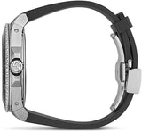 Gucci Dive Quartz Kingsnake Black Dial Black Rubber Strap Watch For Men - YA136217 Authentic Buy Shop Now