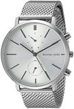 Michael Kors Jaryn Silver Dial Silver Mesh Bracelet Watch for Men - MK8541 Authentic Buy Shop Now