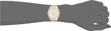 Michael Kors Lexington Chronograph White Dial Rose Gold Steel Strap Watch For Women - MK8313 Authentic Buy Shop Now