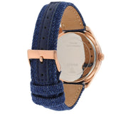 Guess Little Flirt Quartz Blue Dial Blue Leather Strap Watch For Women - W0456L6 Authentic Buy Shop Now