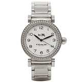 Coach Madison White Dial Silver Steel Strap Watch for Women - 14502396 Authentic Buy Shop Now