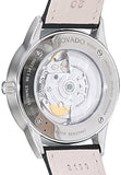 Movado 1881 Automatic Black Dial Black Leather Strap Watch for Men - 606873 Authentic Buy Shop Now